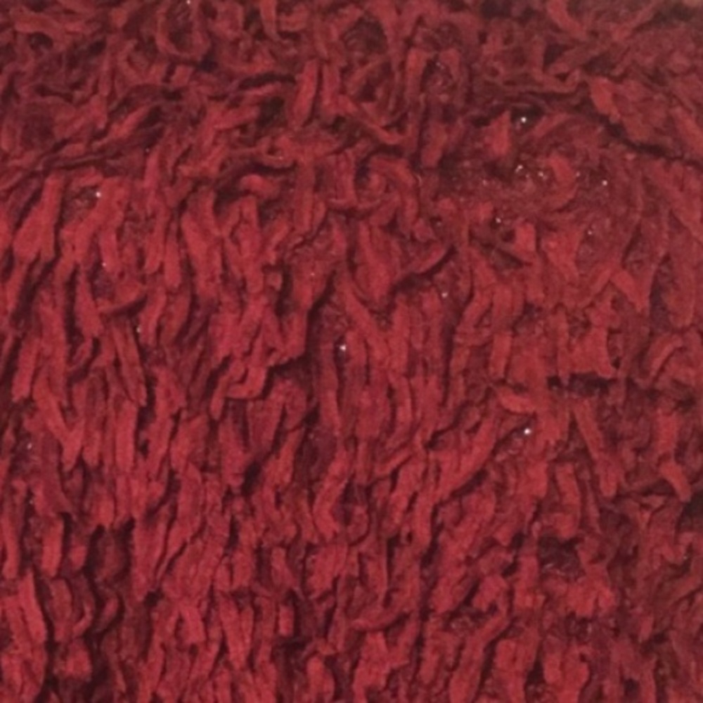 Wine Off The Shoulders Soft Shaggy Top - Picture 9 of 11